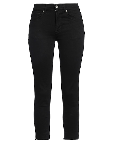 DIXIE Denim trousers Black 99% Cotton, 1% Elastane