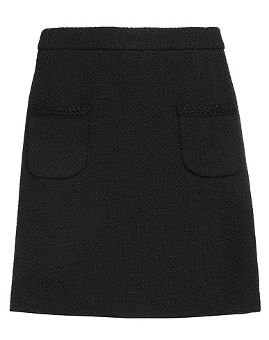 NVSCO 2107 Mini skirt Black 52% Polyester, 20% Cotton, 19% Viscose, 6% Wool, 3% Other Fibres