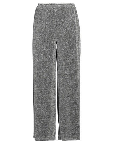 DIXIE Casual pants Silver 70% Polyamide, 30% Metallic fiber