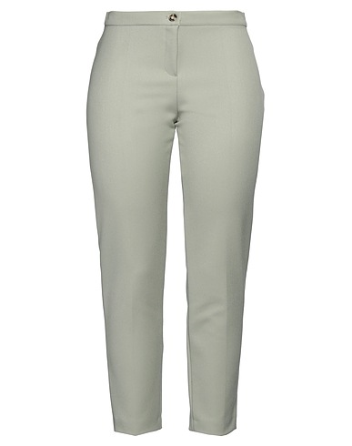 DIANA GALLESI Casual pants Sage green 74% Polyester, 21% Viscose, 5% Elastane