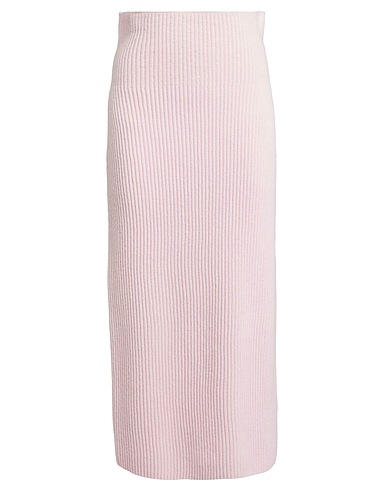 IRIS VON ARNIM Midi skirt Light pink 100% Cashmere