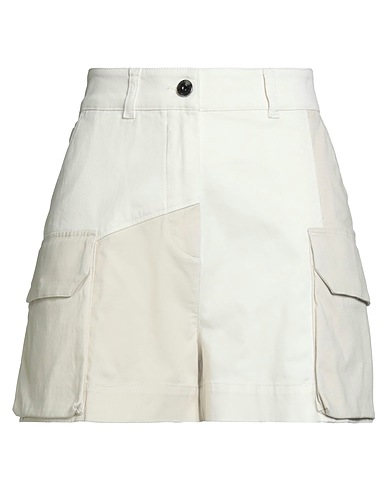 WOOLRICH Shorts & Bermuda BY DANIËLLE CATHARI Ivory 98% Cotton, 2% Elastane
