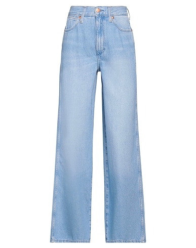 WRANGLER Denim trousers Blue 100% Cotton