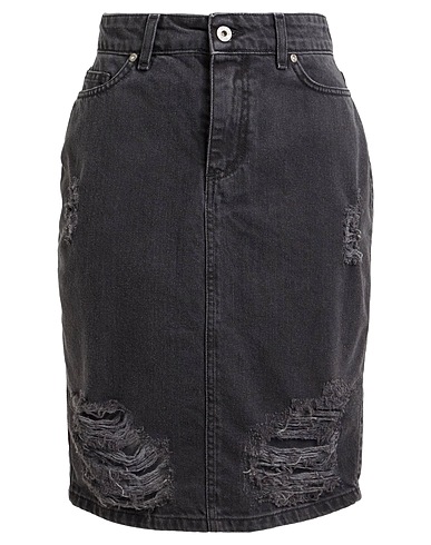 DIXIE Jupe en jean Noir 100% Coton