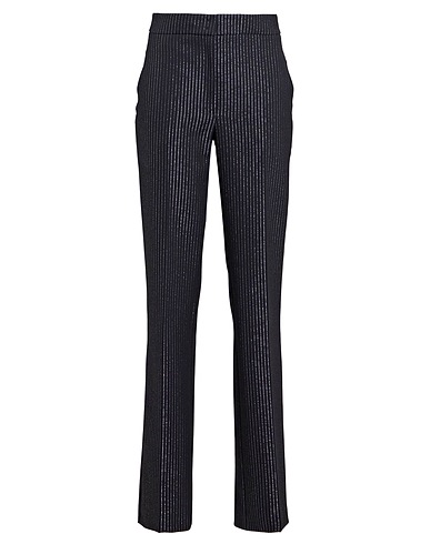 AKRIS Casual trouser Black 62% Polyester, 25% Viscose, 7% Cotton, 5% Elastane, 1% Metallic fiber