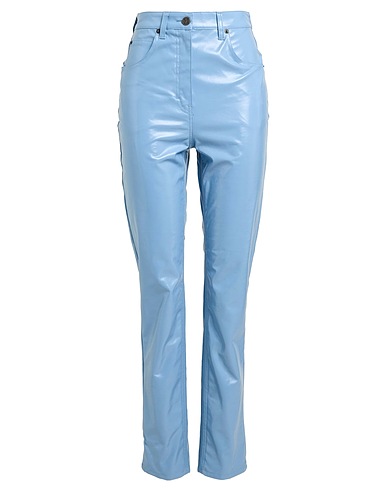 M MISSONI Casual pants Sky blue 96% Cotton, 4% Elastane