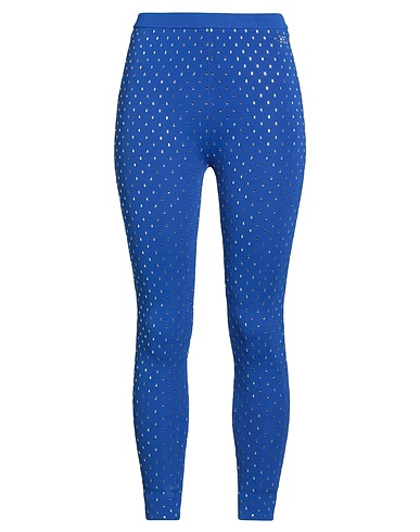 ELISABETTA FRANCHI Leggings Blue 63% Viscose, 37% Polyamide
