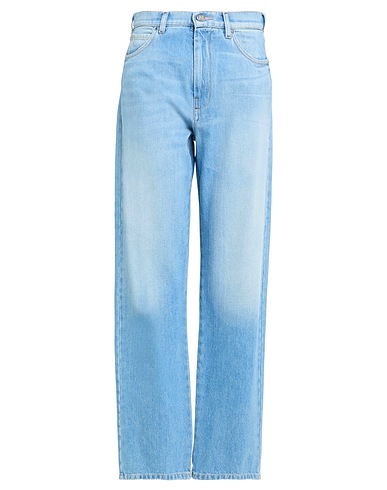 MAX MARA Denim trousers Blue 100% Cotton