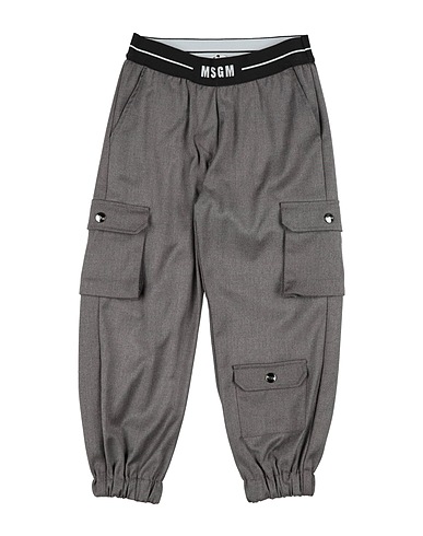 MSGM Casual trouser Lead 68% Polyester, 30% Viscose, 2% Elastane