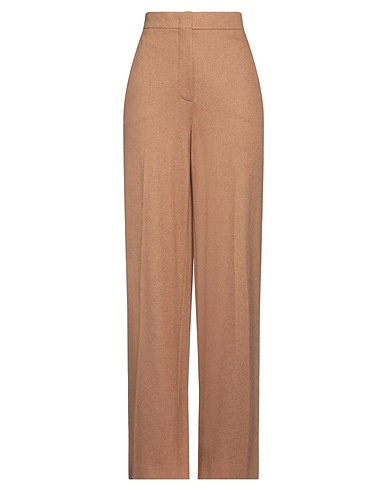 MAX MARA Casual trouser Camel 82% Camel wool, 18% Cotton
