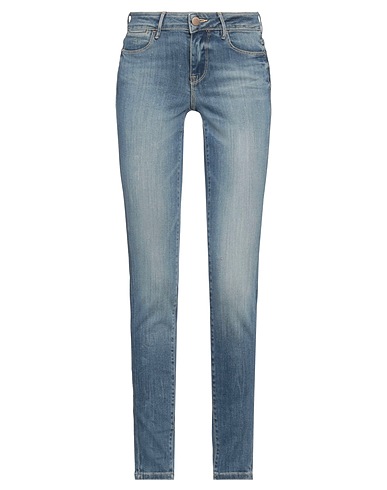 GUESS Denim trousers Blue 43% Viscose, 35% Cotton, 16% Lyocell, 5% Elastomultiester, 1% Elastane