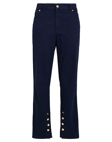 ESCADA Casual pants Midnight blue 98% Cotton, 2% Elastane