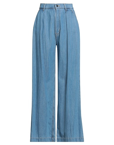BOSS Denim pants Blue 55% Cotton, 35% Modal, 10% Silk