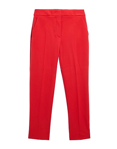 MAX MARA Casual trouser Red 84% Viscose, 11% Polyamide, 5% Elastane
