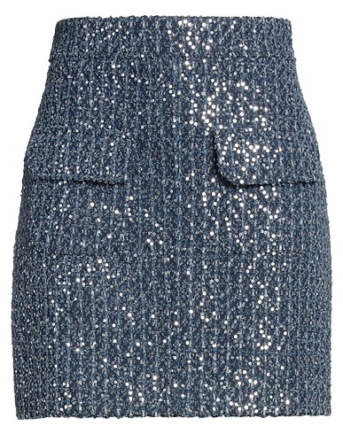 SEDUCTIVE Mini skirt Navy blue 100% Polyester