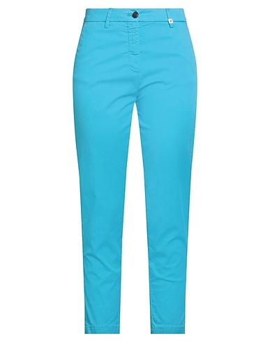 MYTHS Casual trouser Turquoise 68% Lyocell, 29% Cotton, 3% Elastane