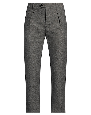 OFFICINA 36 Casual trouser Dark brown 50% Wool, 30% Polyester, 20% Cotton