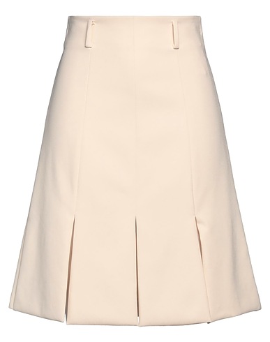 DENNY ROSE Midi skirt Ivory 87% Polyester, 13% Elastane