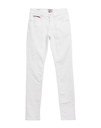 TOMMY HILFIGER Casual trouser DENIM White 95% Cotton, 5% Elastane