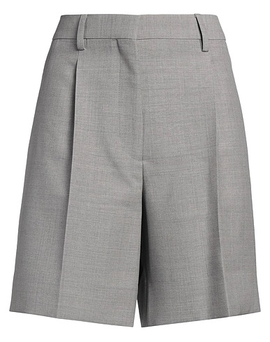 BURBERRY Shorts & Bermuda Light grey 100% Wool
