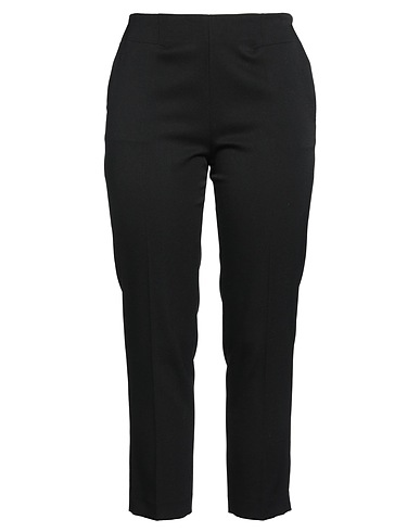 ERIKA CAVALLINI Casual pants Black 54% Polyester, 44% Virgin Wool, 2% Elastane