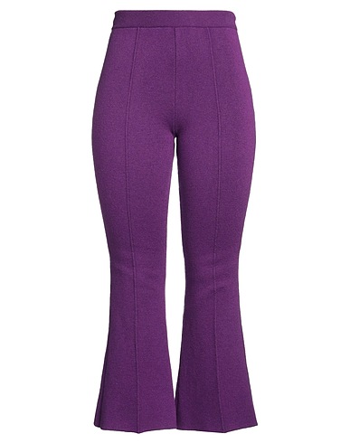 LANA D'ORO Leggings Morado 100% Cachemir