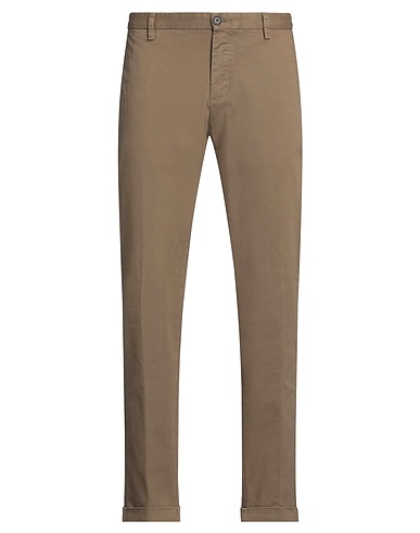 AT.P.CO Casual pants Khaki 97% Cotton, 3% Elastane