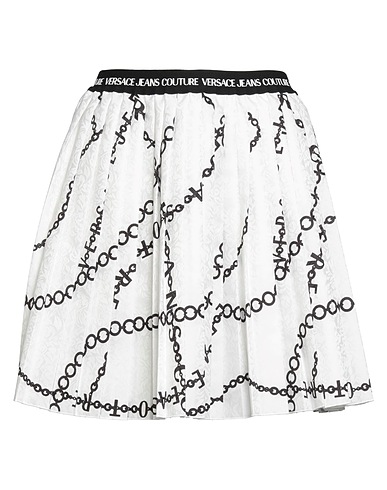 VERSACE JEANS COUTURE Mini skirt White 100% Polyester