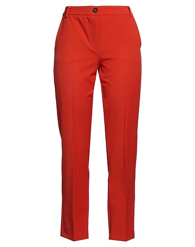 EMME by MARELLA Casual trouser Rust 63% Polyester, 30% Viscose, 7% Elastane