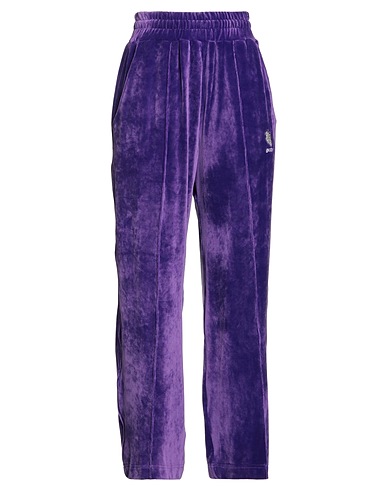GCDS Casual trouser Purple 95% Cotton, 5% Elastane