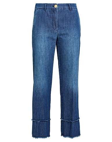 SEDUCTIVE Denim trousers Blue 100% Cotton