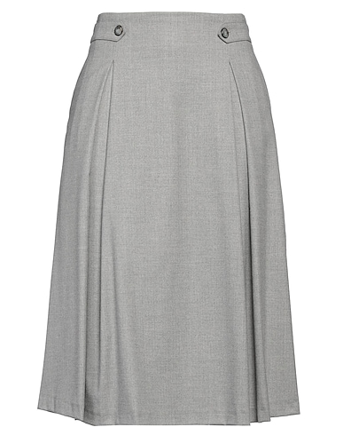 SEDUCTIVE Gonna midi Grigio 50% Lana, 34% Poliestere, 15% Viscosa, 1% Elastan