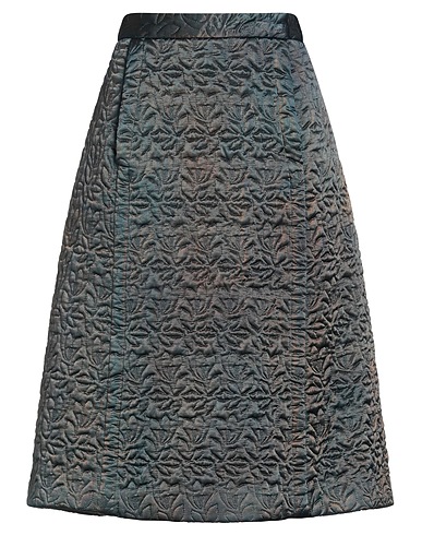 MAISON MARGIELA Midi skirt Deep teal 100% Acetate