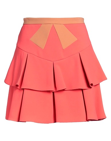 ELISABETTA FRANCHI Mini skirt Coral 100% Polyester