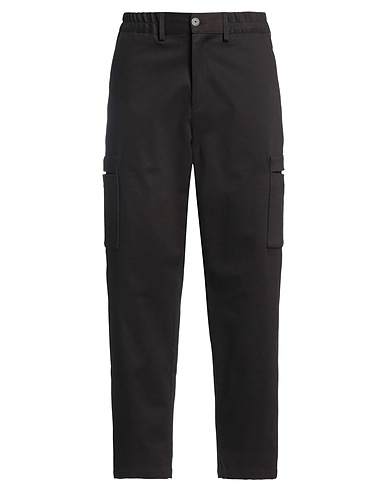WOC WRITING ON COVER Pantalone Nero 97% Cotone, 3% Elastan