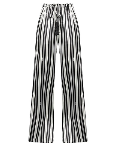 FENDI Casual pants Black 100% Silk