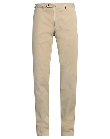 PT Torino Casual trouser Beige 98% Cotton, 2% Elastane