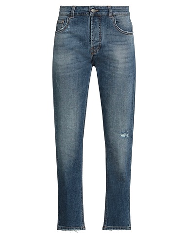 REIGN Denim trousers Blue 98% Cotton, 2% Elastane