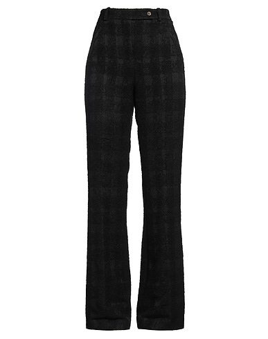 ROCHAS Casual pants Black 44% Acrylic, 23% Polyester, 19% Wool, 9% Viscose, 5% Polyamide