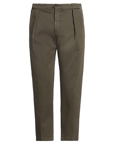BRIGLIA 1949 パンツ ミリタリーグリーン コットン 98% / ポリウレタン 2%