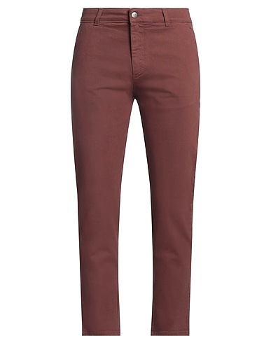 REIGN Denim trousers Chocolate brown 97% Cotton, 3% Elastane