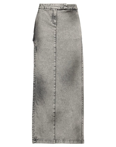 ALESSANDRO VIGILANTE Denim skirt Grey 100% Cotton