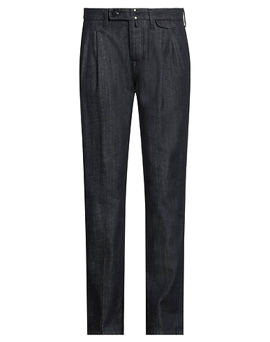 INCOTEX Denim pants BLUE DIVISION Black 100% Cotton