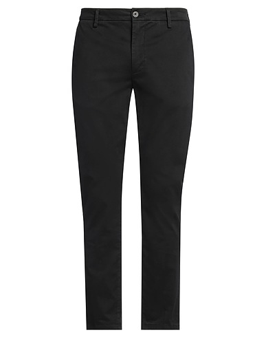 TELERIA ZED Casual pants Black 97% Cotton, 3% Elastane