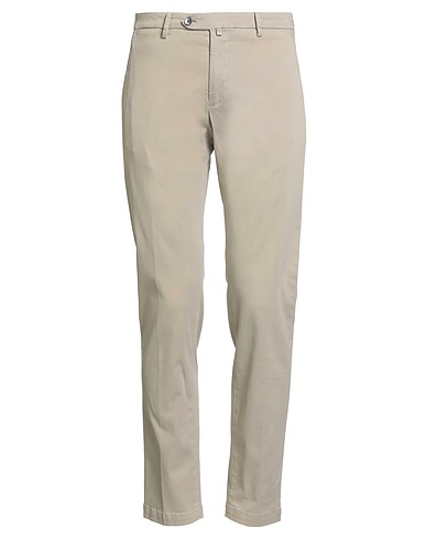 BRIGLIA 1949 Casual trouser Taupe 97% Cotton, 3% Elastane