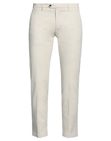 BRIGLIA 1949 Casual pants Off white 97% Cotton, 3% Elastane