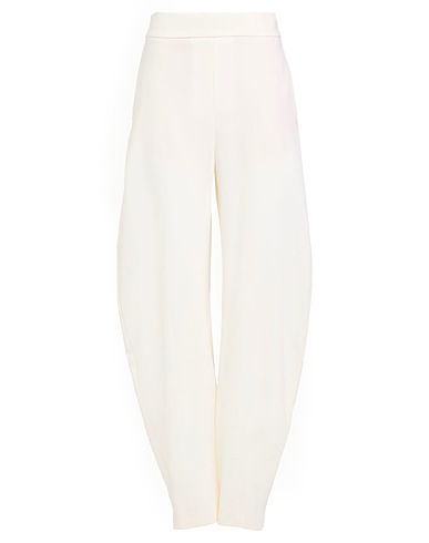 ALESSANDRO VIGILANTE Pantalone Off white 98% Lana Vergine, 2% Elastan
