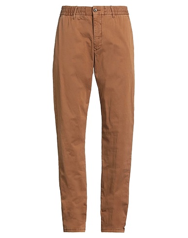 INCOTEX Casual pants Brown 96% Cotton, 4% Elastane
