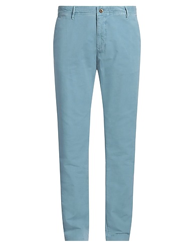 INCOTEX Casual pants Slate blue 96% Cotton, 4% Elastane