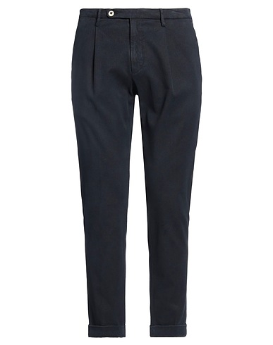 MICHAEL COAL Casual pants Midnight blue 68% Cotton, 29% Lyocell, 3% Elastane